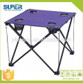 2015 fashionable outdoor foldable camp table with cup holder